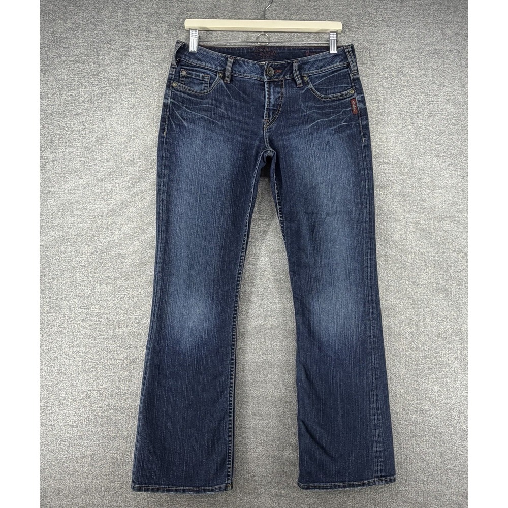 Silver Jeans Toni Mid Rise Boot Cut Leg Jeans Women Size 30x31 Bue Casual